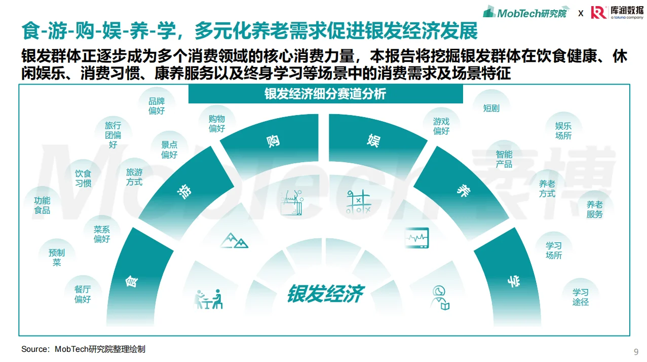 2025年银发经济消费人群洞察报告总结