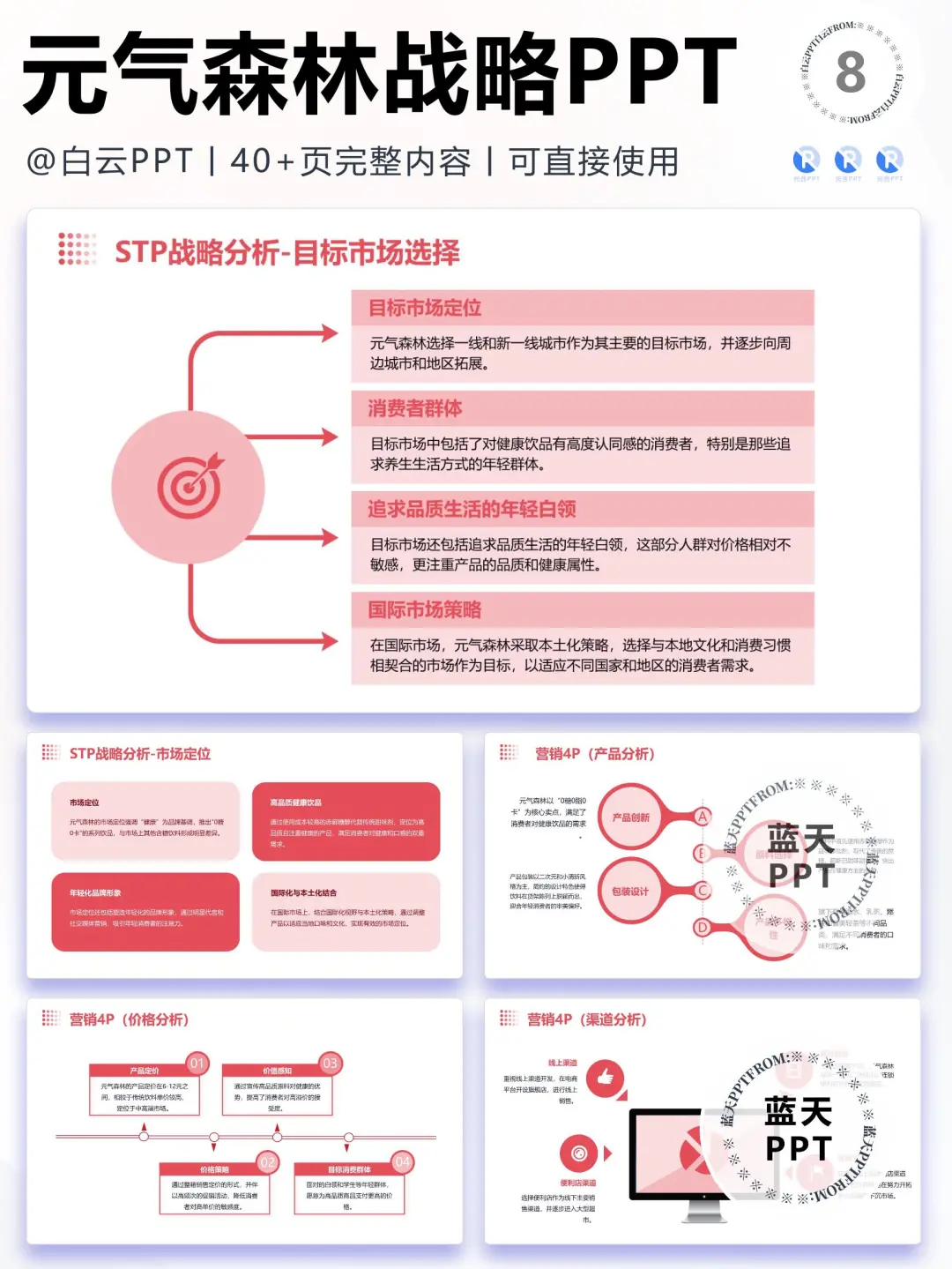 【269】元气森林-品牌简介市场营销策略PPT