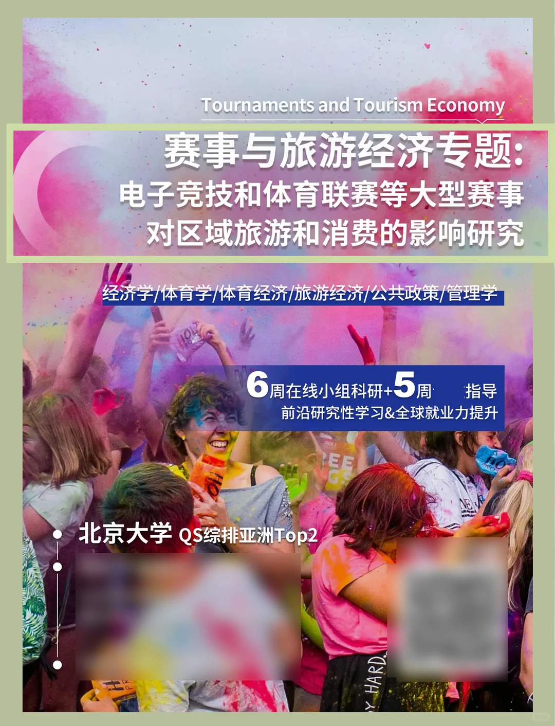 清北教授「经济学寒假科研」保研背景提升