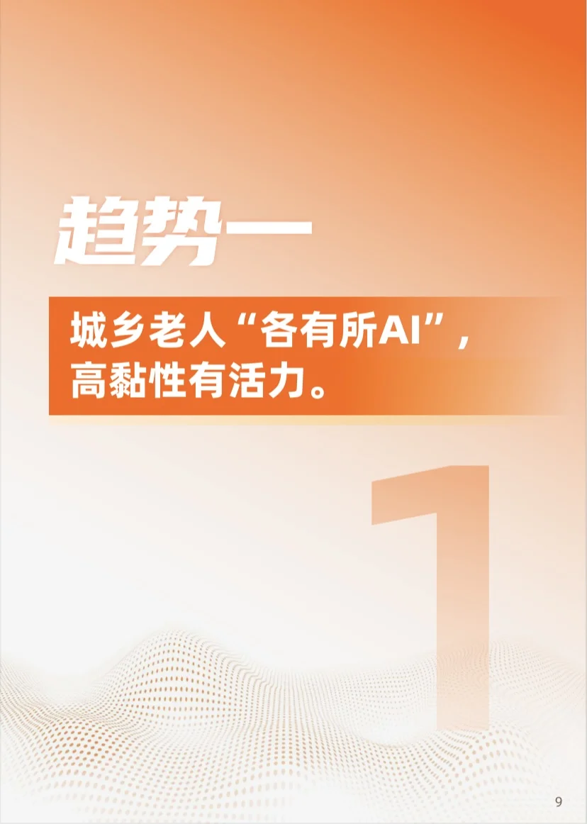 《2025年“银发+AI”应用趋势报告》分享