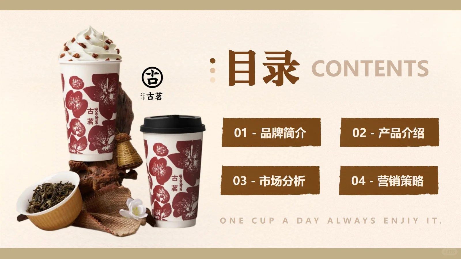 古茗品牌分析30页