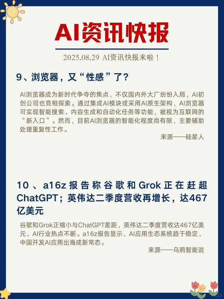 ✨8月29日 AI资讯快报来啦！