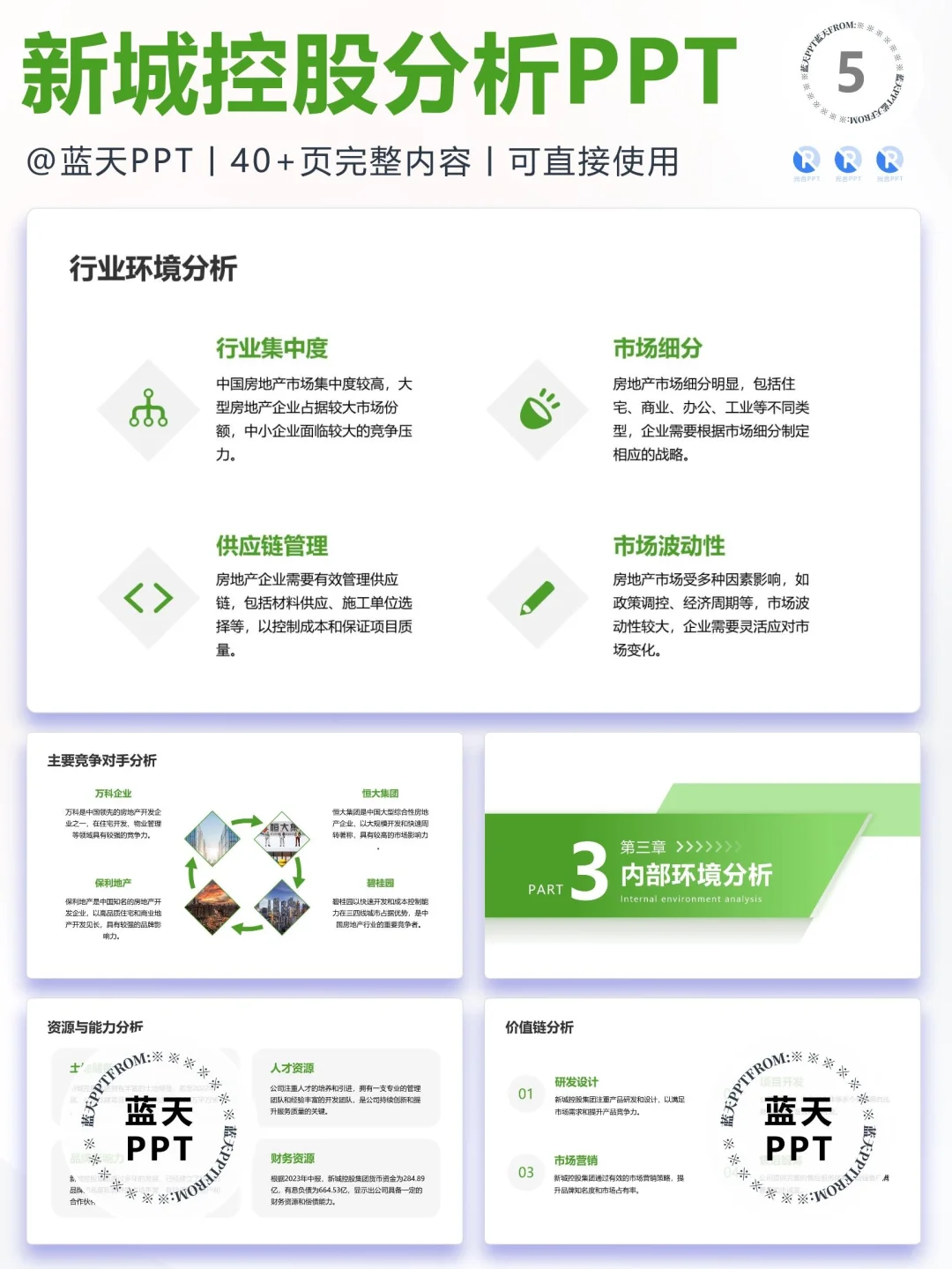 【102】新城控股战略分析营销策略 SWOT PPT