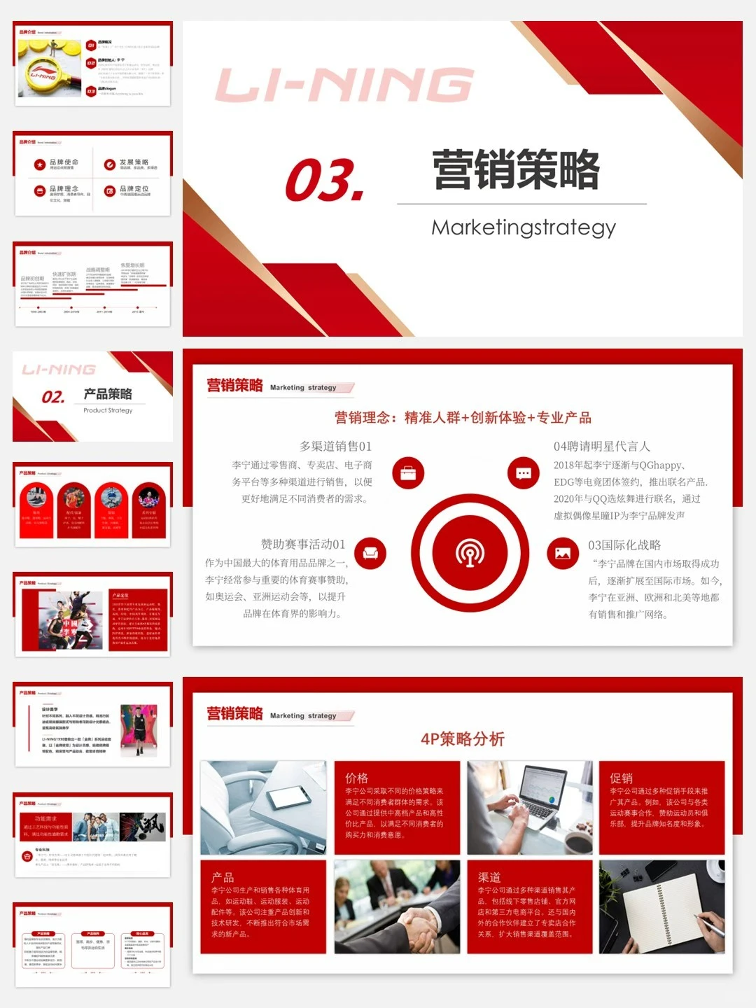 李宁品牌介绍PPT