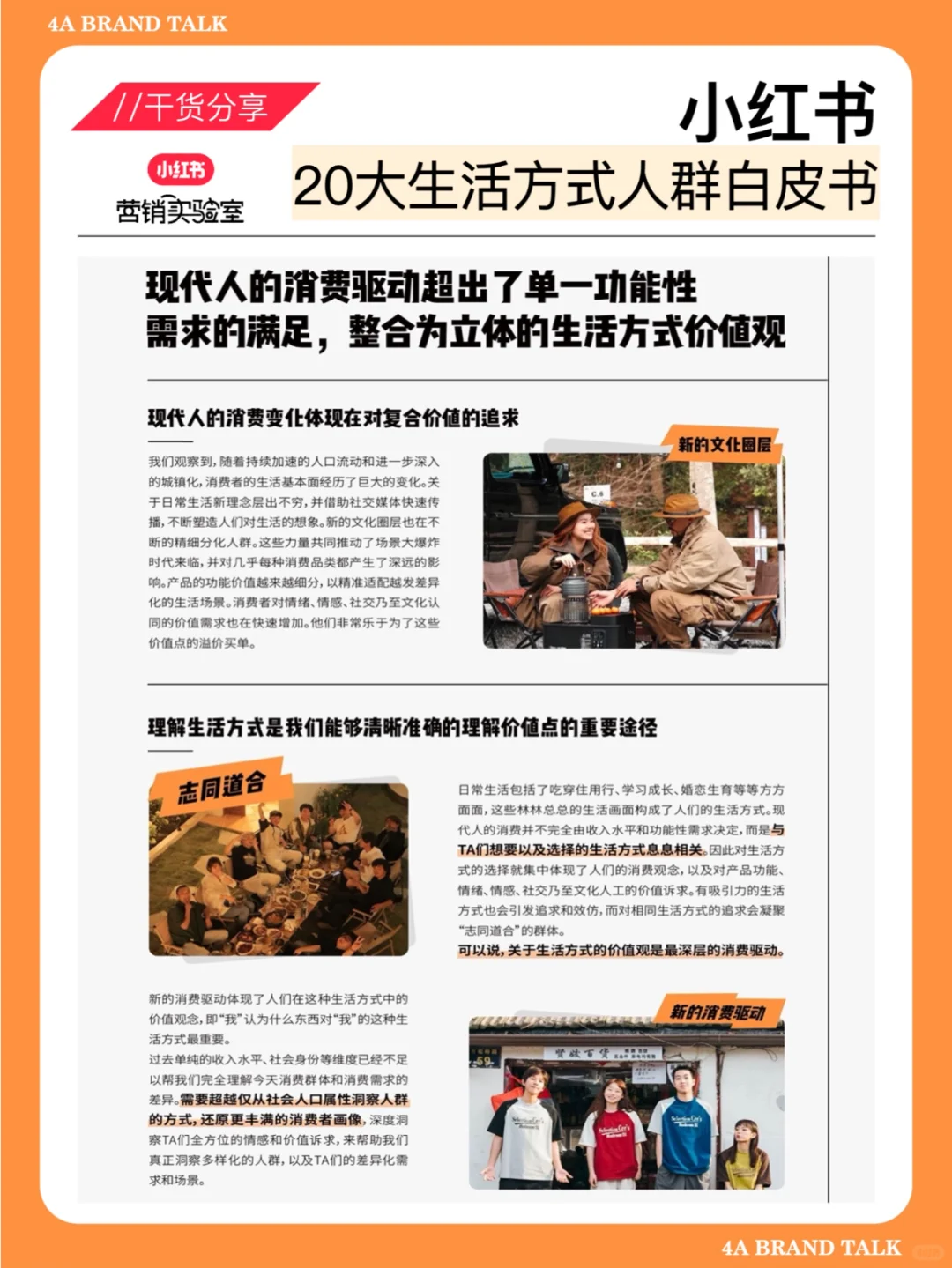洞察报告｜小红书20大生活方式人群白皮书