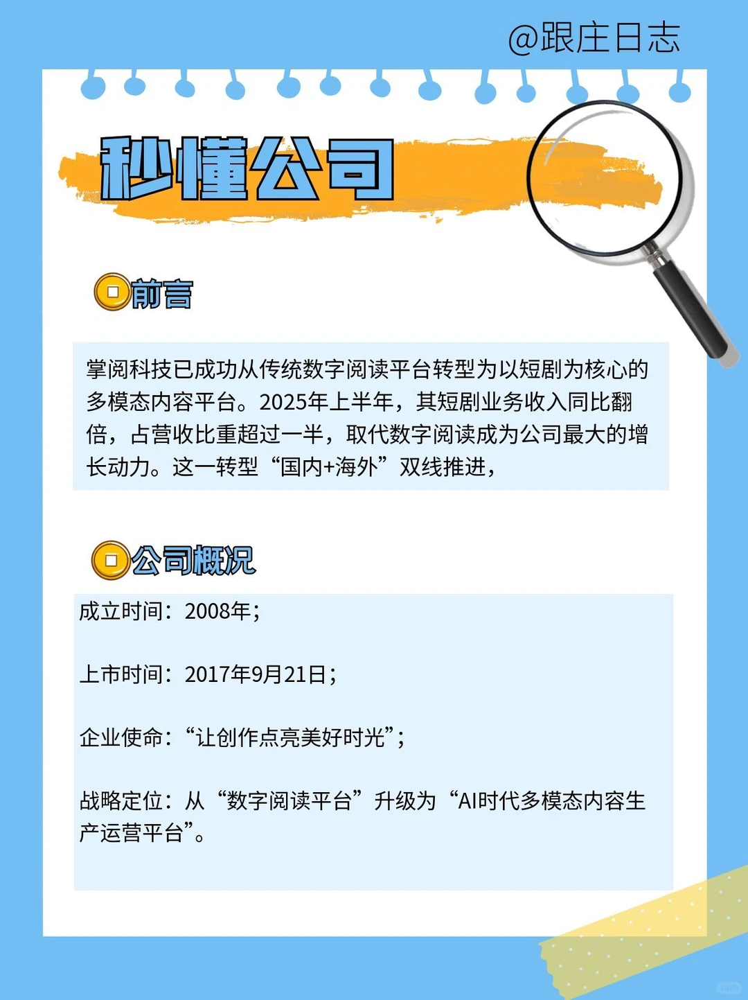 每天认识一家上市公司|掌阅科技