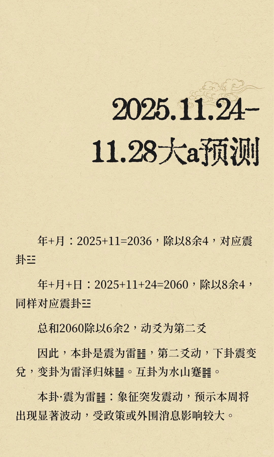 2025.11.24-11.28大a预测