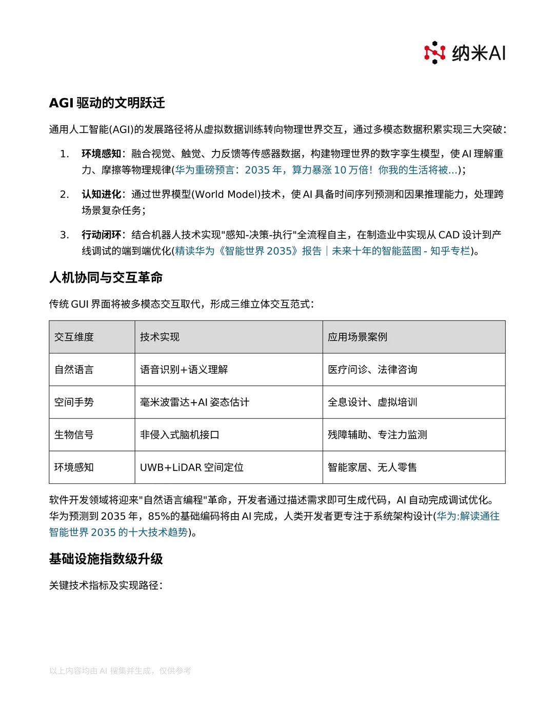 华为《智能世界2035》报告核心观点整理