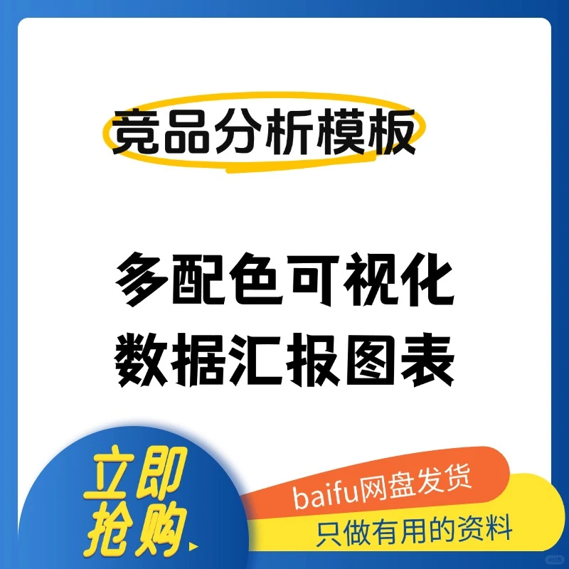 超全竞品分析模板资料