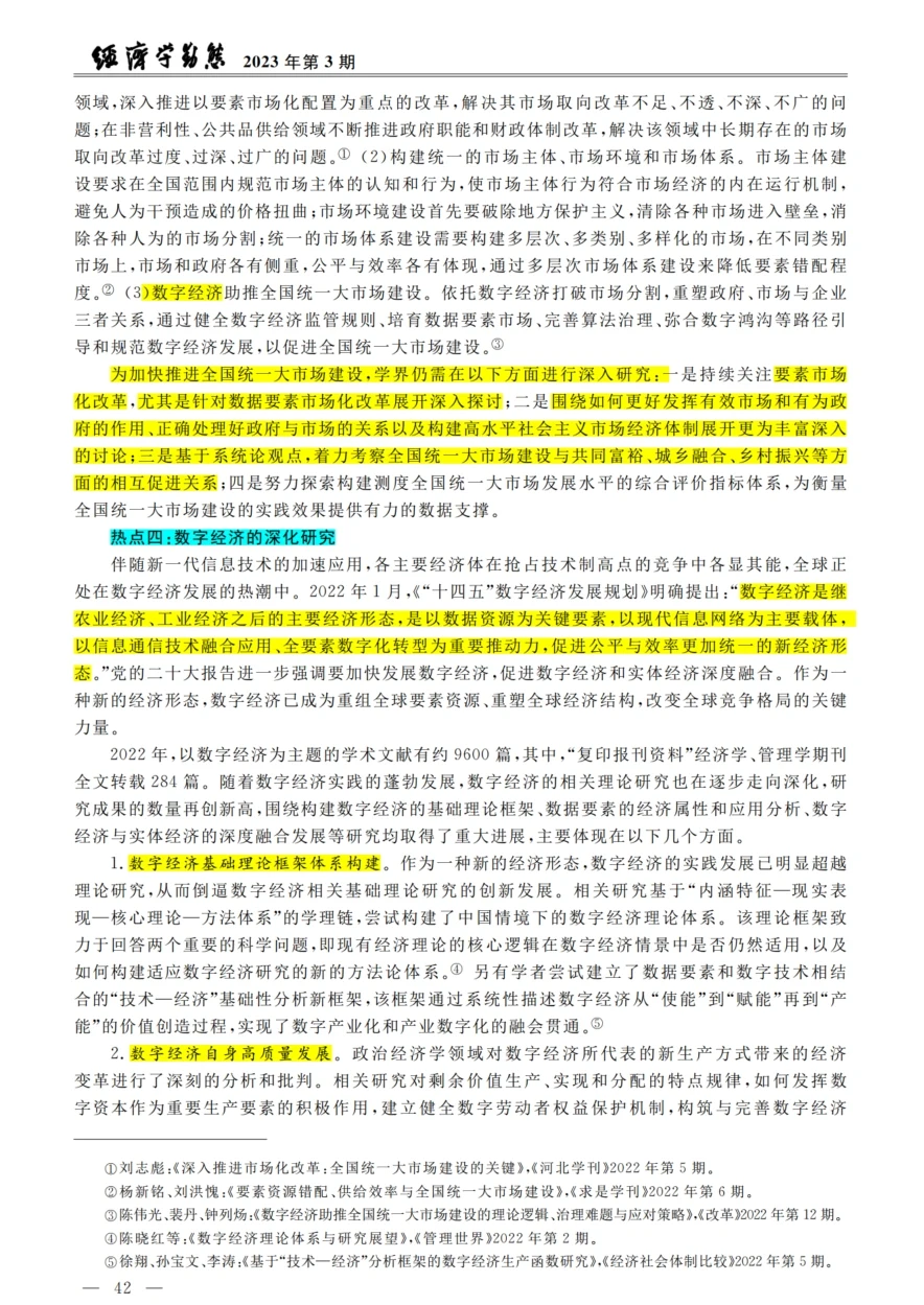 2022年经济学与管理学研究热点分析