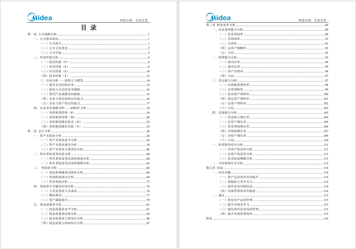 美的集团2020-2024年财务分析
