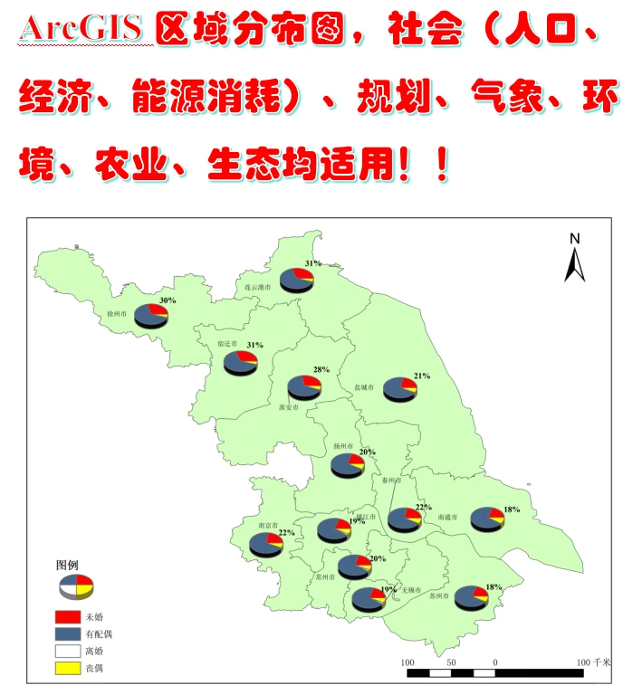 怎么用ArcGIS做区域饼图分析❓❓
