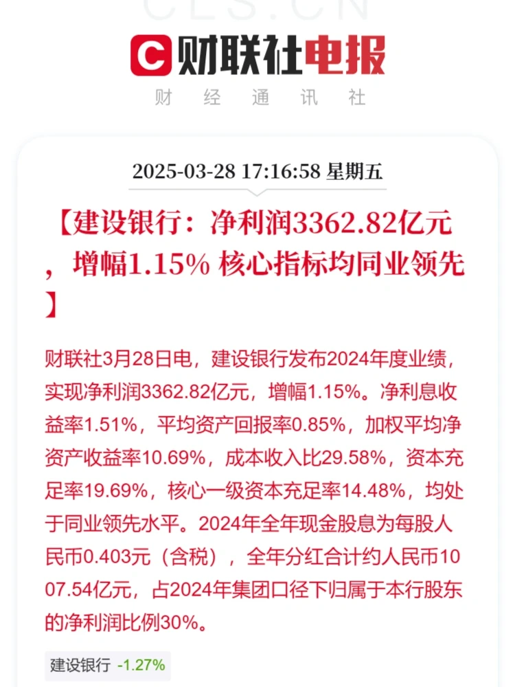 三大行2024年业绩出炉