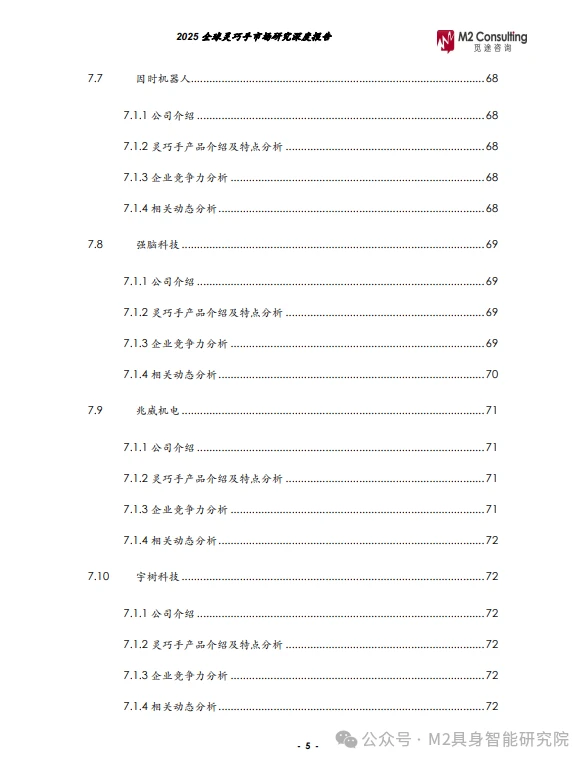 《2025全球灵巧手市场深度研究报告》
