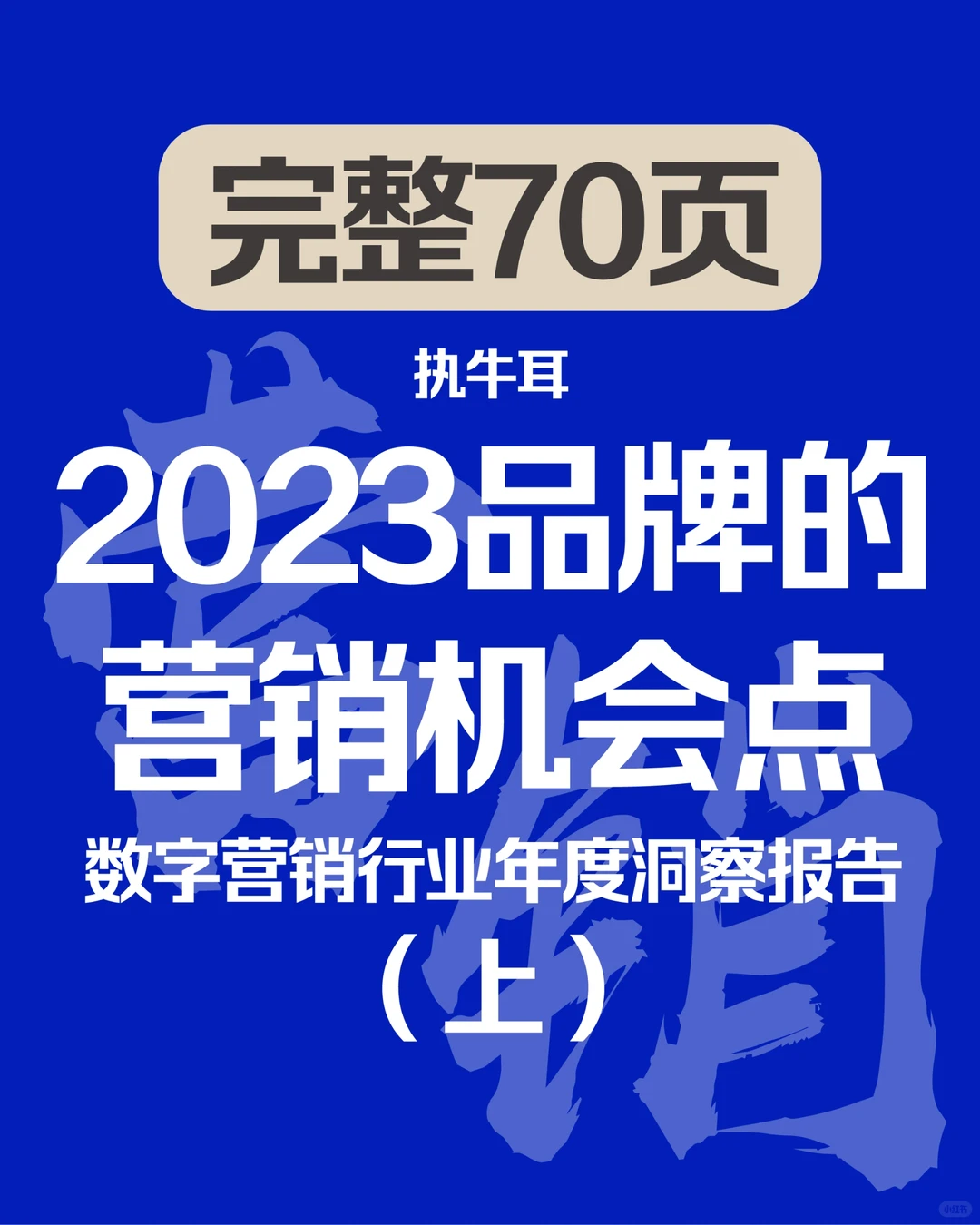 ?营销报告|2023品牌的营销机会点