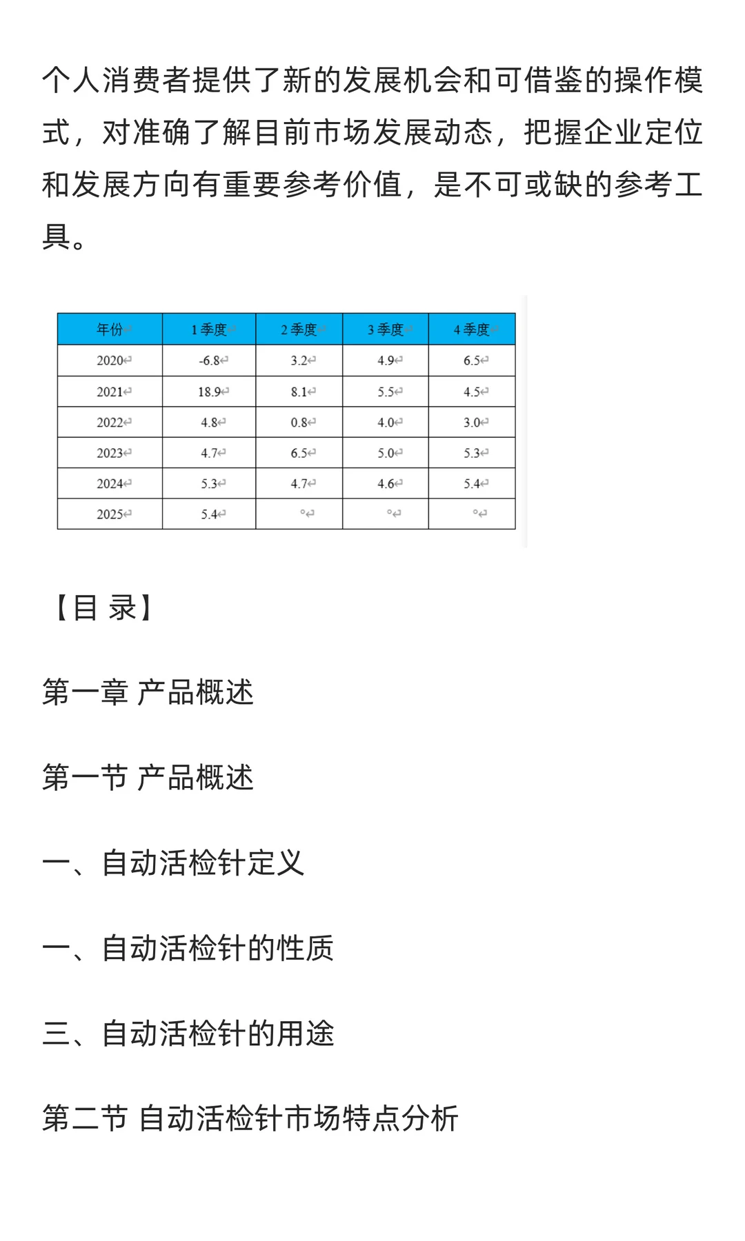 自动活检针行业市场调研及发展前景分析预测
