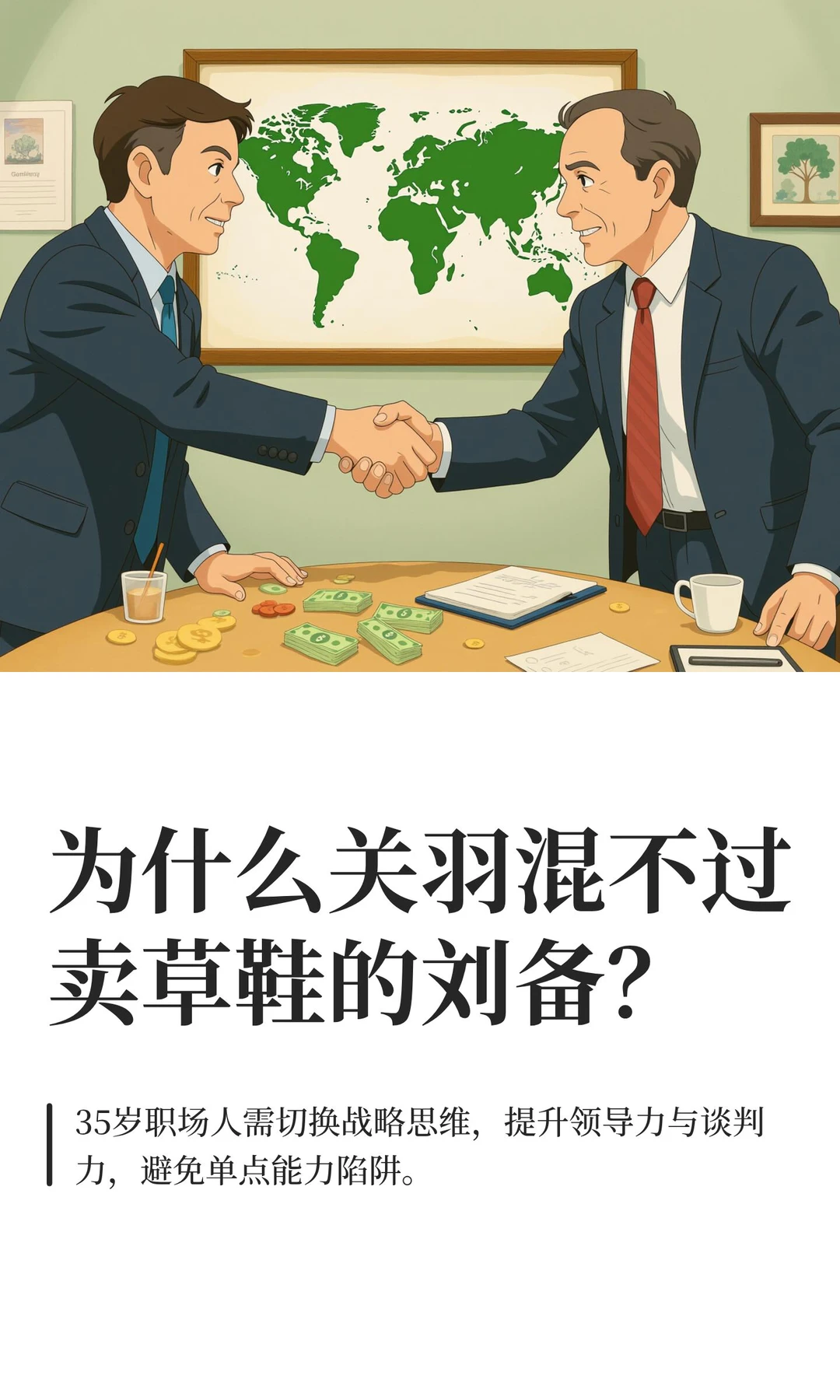 为什么关羽混不过卖草鞋的刘备？
