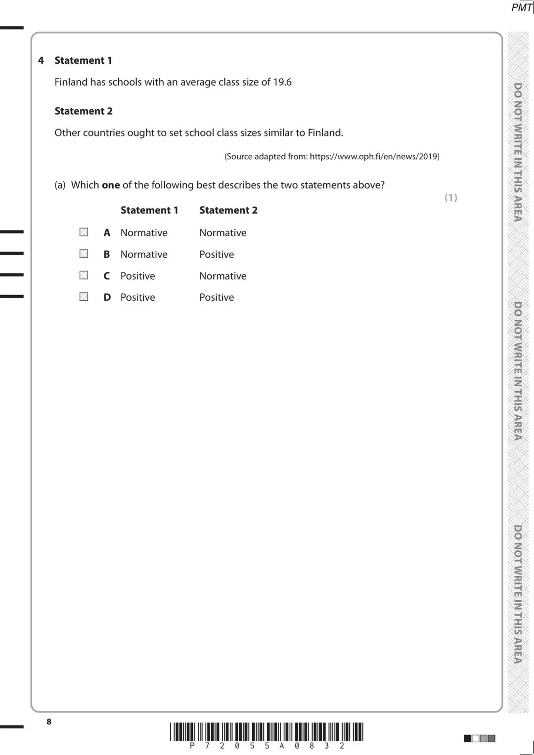 QP-试卷1 Edexcel(A)经济学AS-level课程