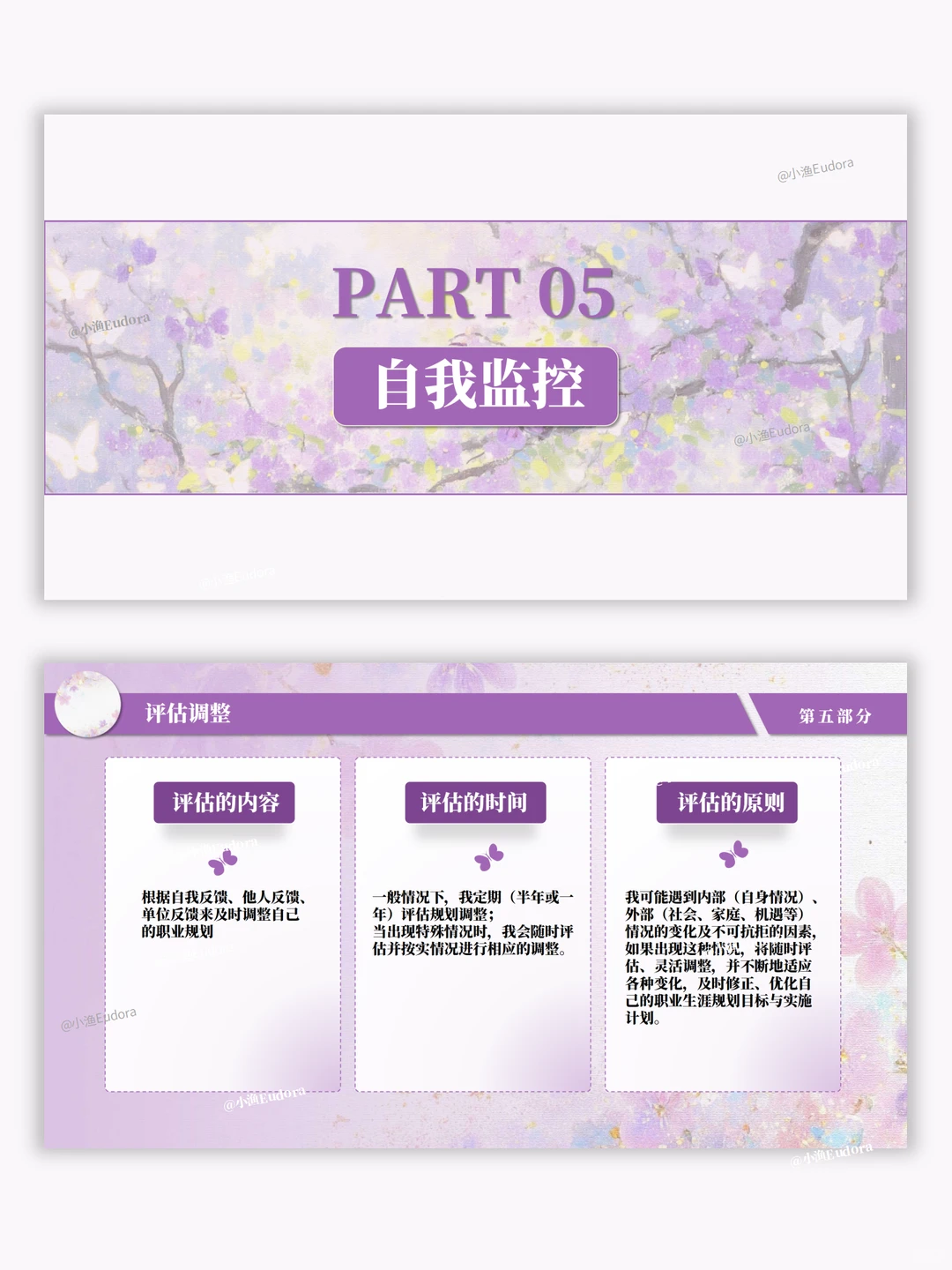 直接抄✨「成长赛道」大学生职业规划 PPT