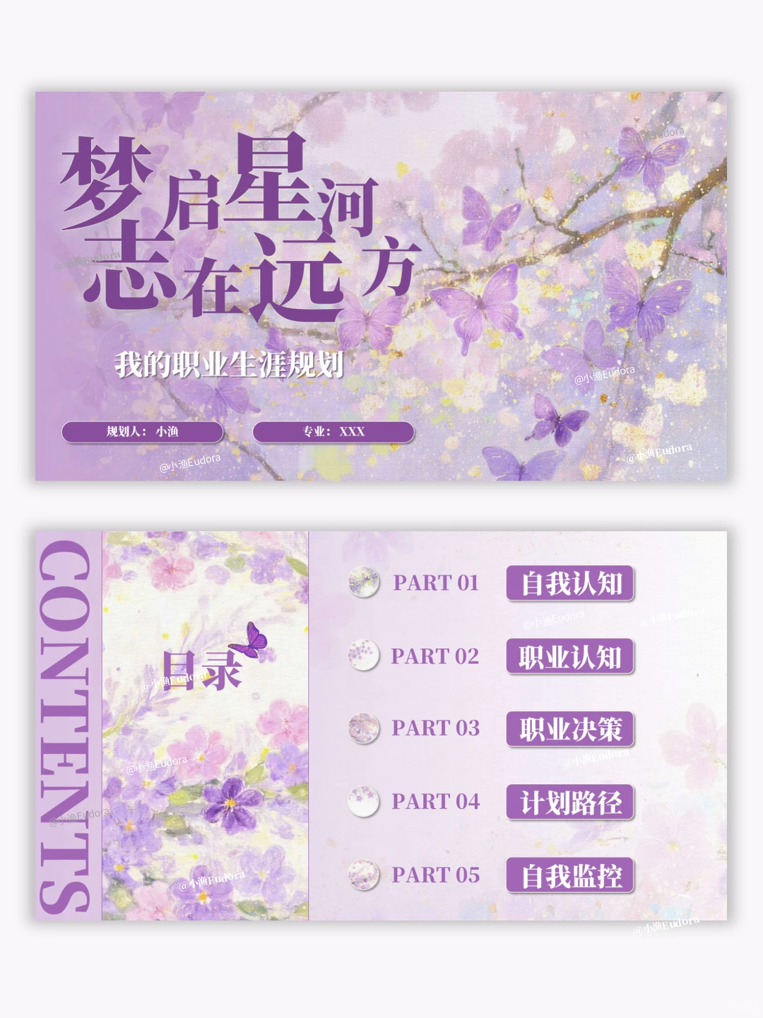 直接抄✨「成长赛道」大学生职业规划 PPT