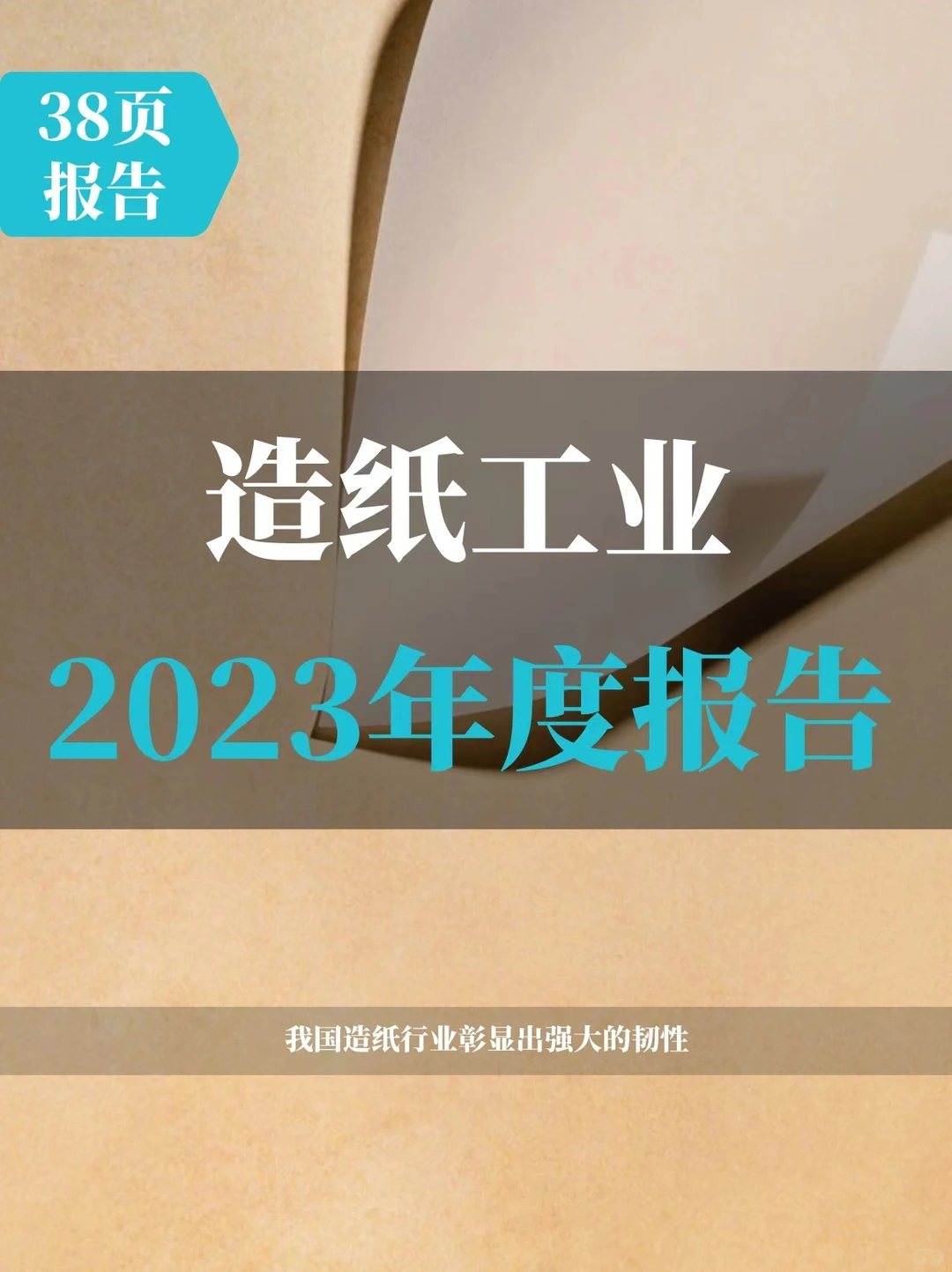 中国造纸工业2023年度报告