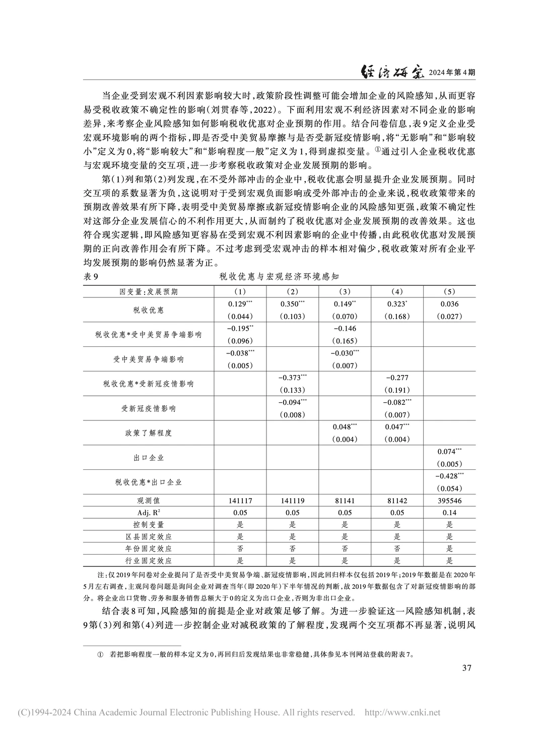 《经济研究》:税收优惠如何稳住企业信心?