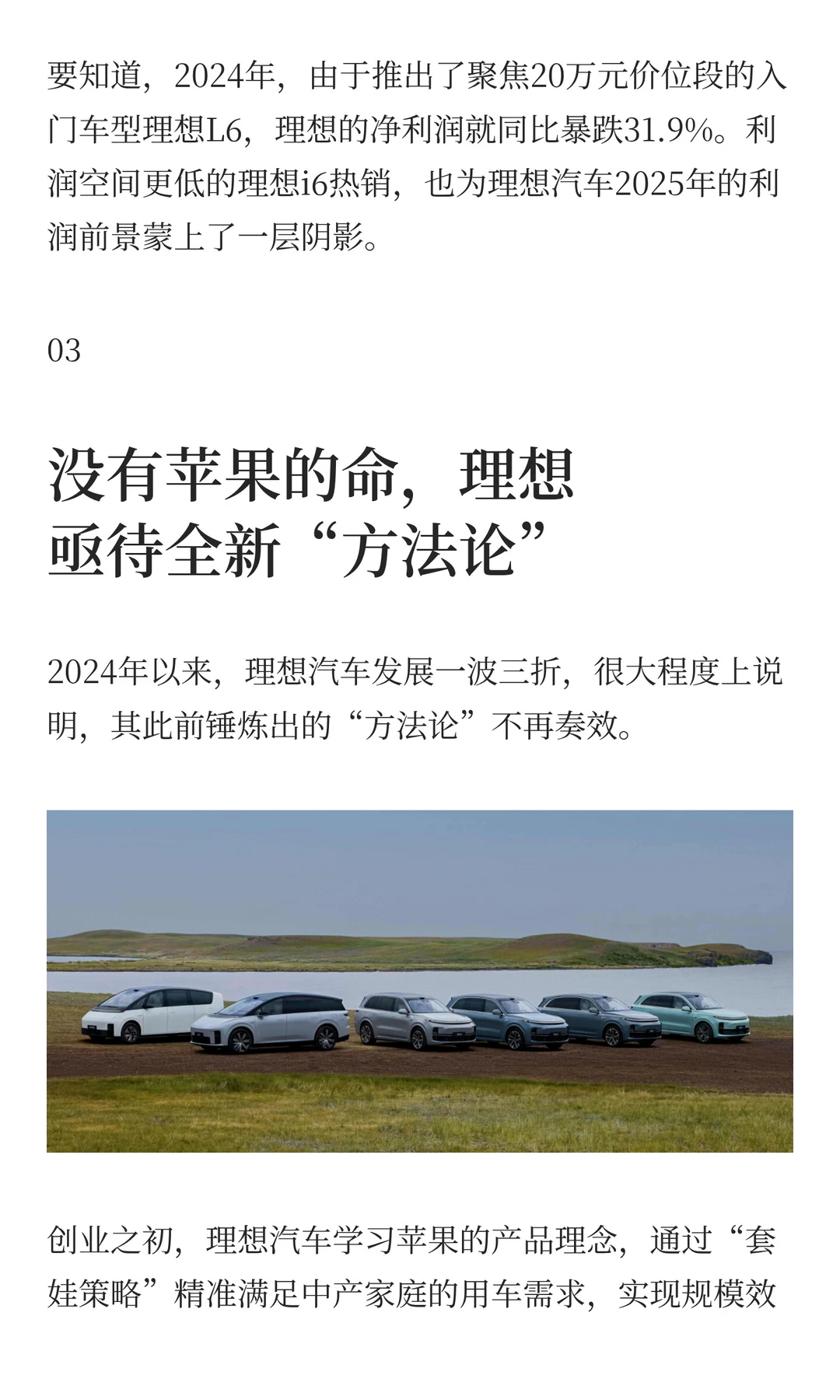 销量暴跌16%，理想汽车困在同质化竞争
