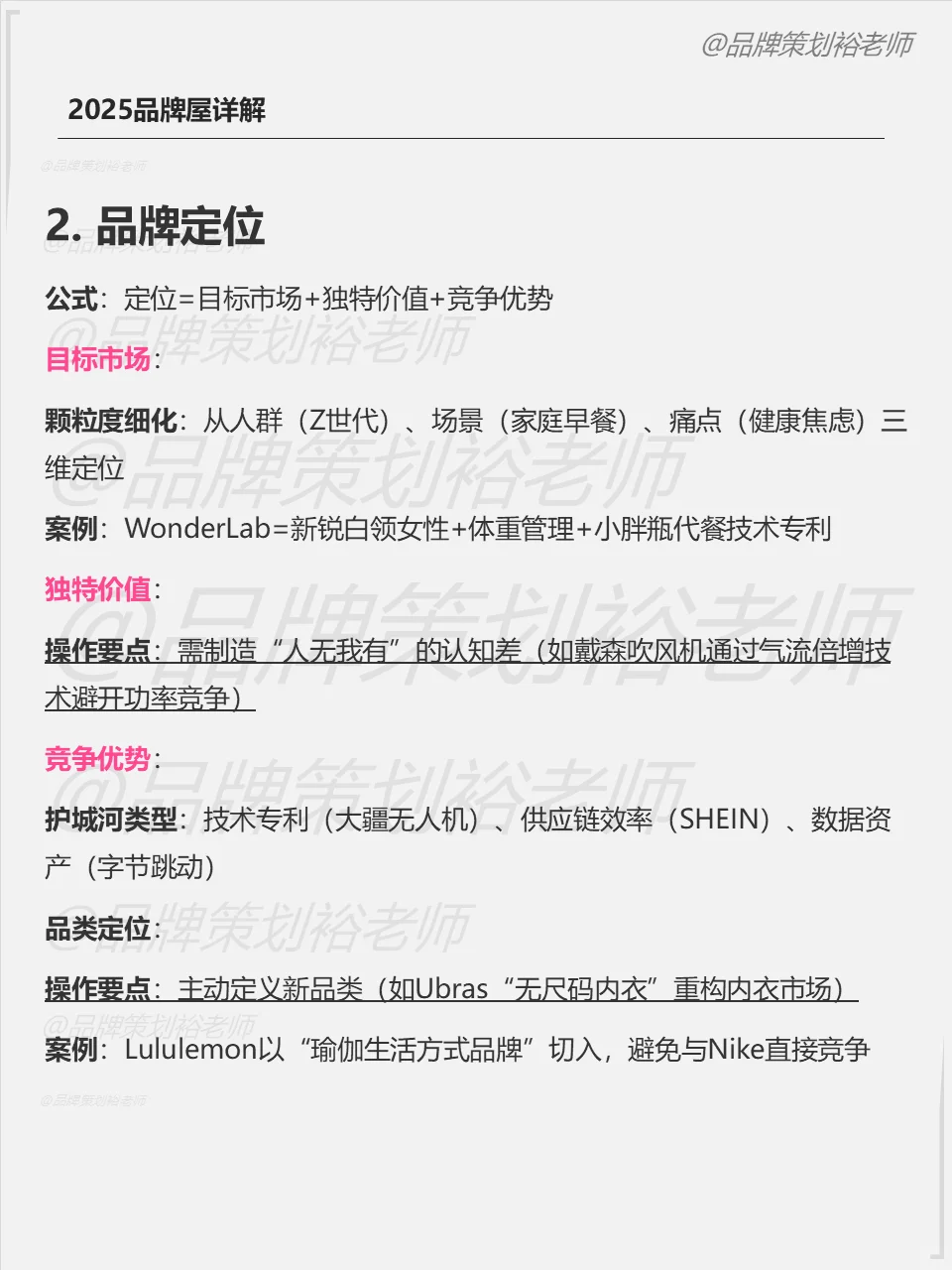 2025品牌屋，看懂就会品牌策划！