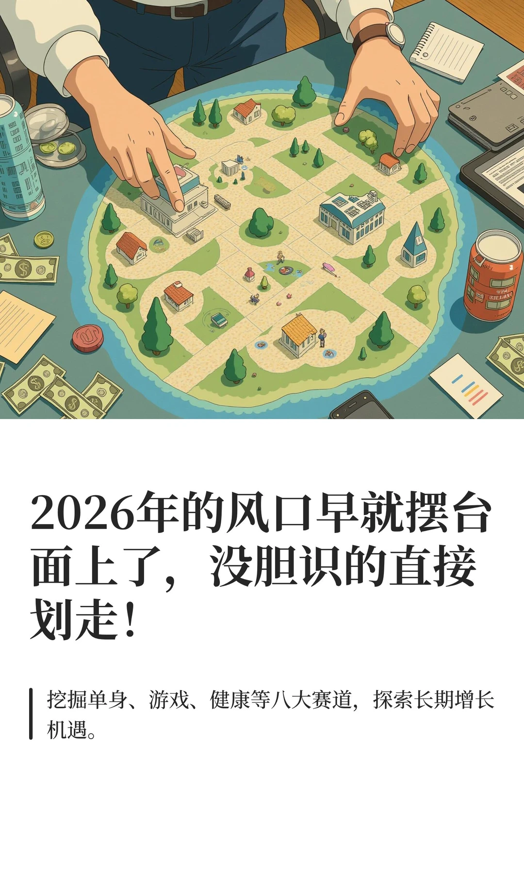 2026年的风口早就摆台面上了，没胆识的直接