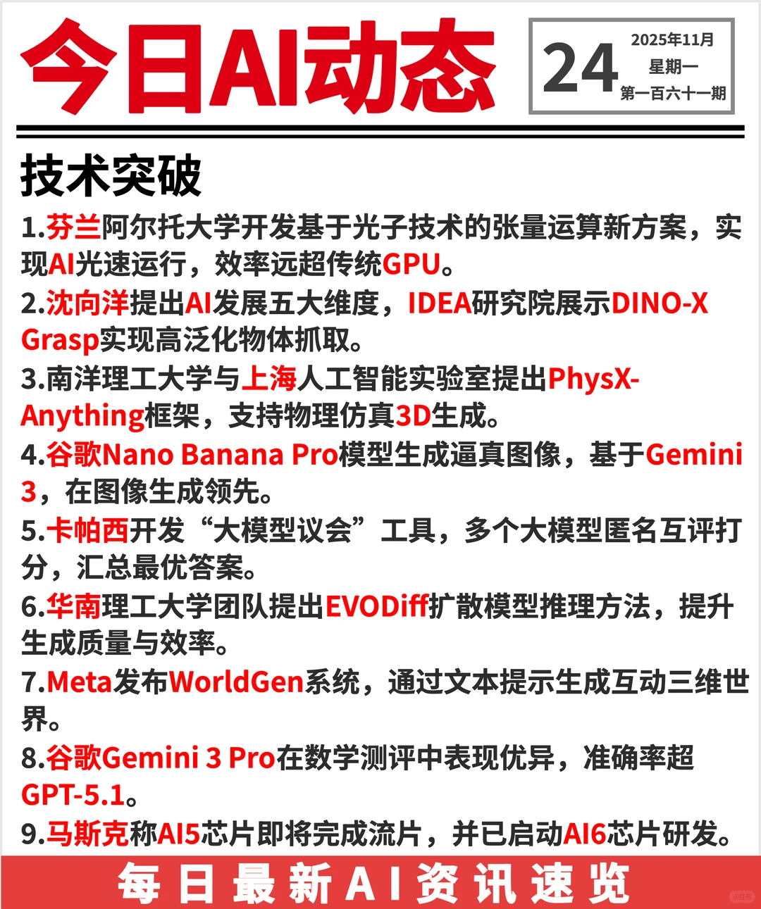 20251124 AI前沿资讯?