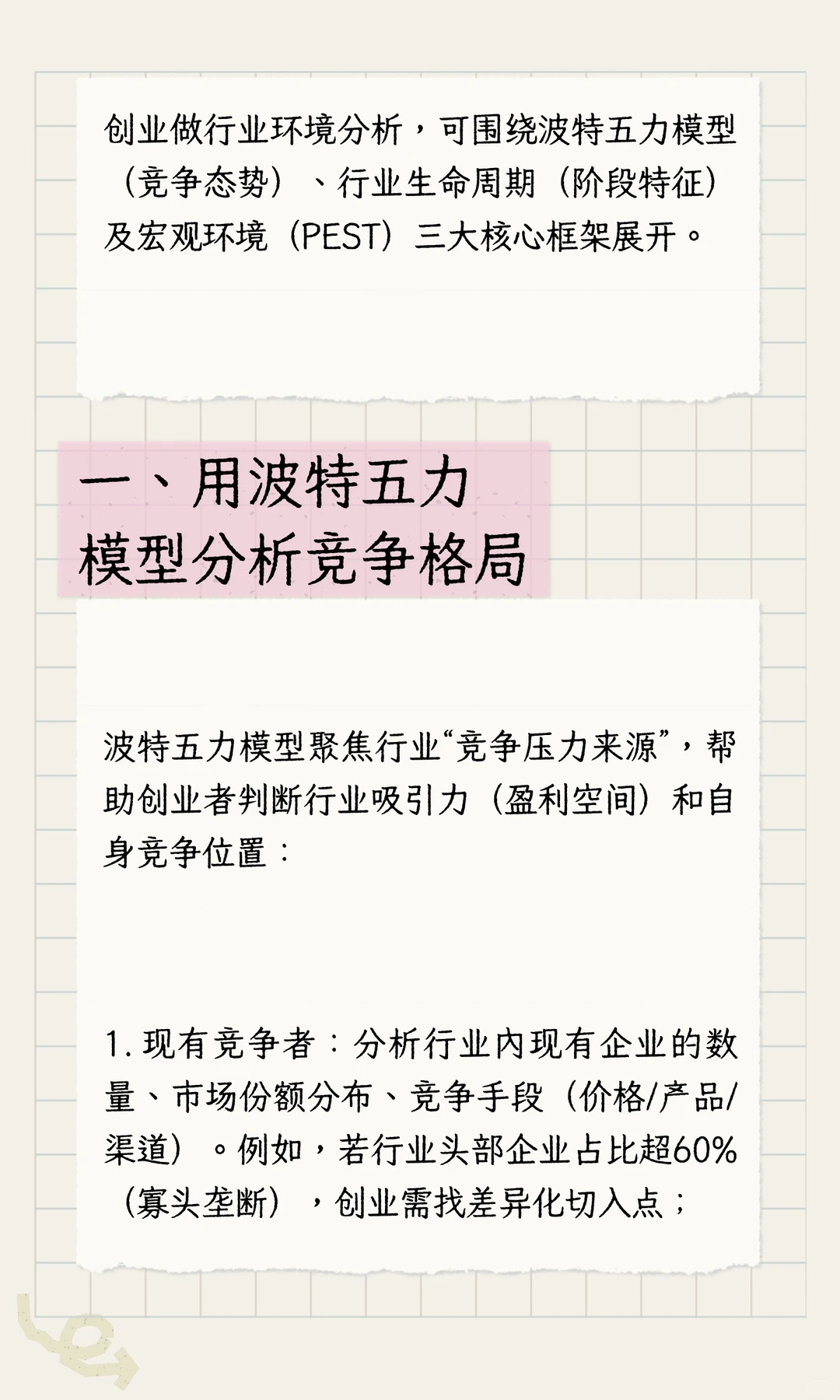 创业如何做行业环境分析