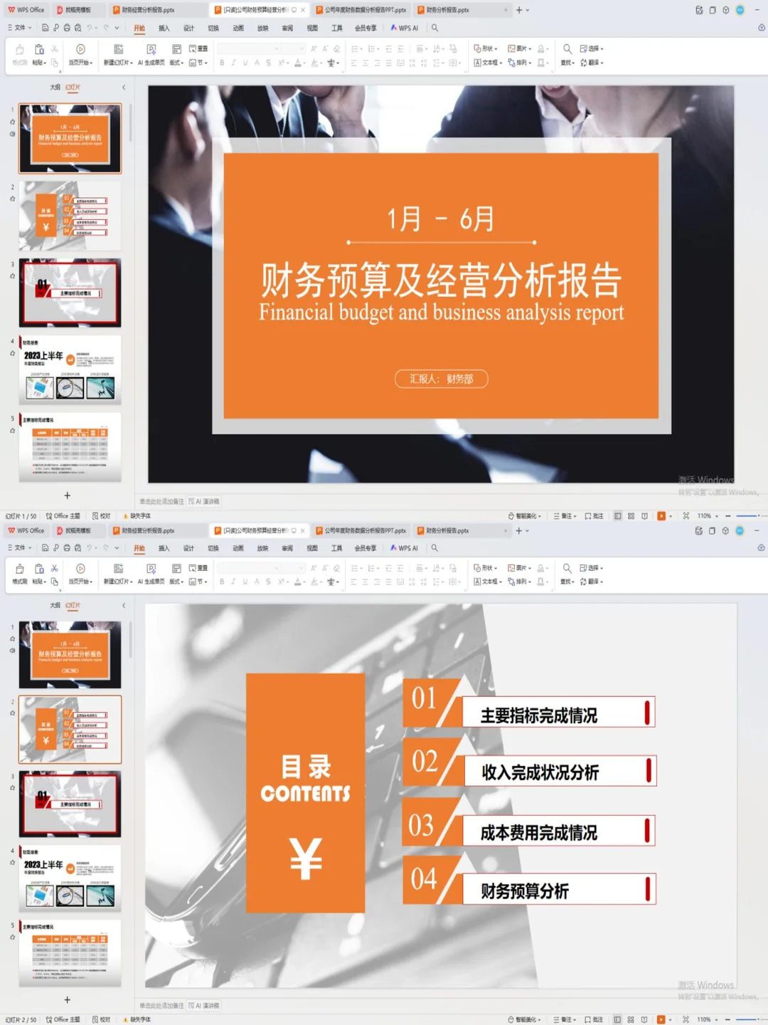 第一次见到这么漂亮的财务分析报告！
