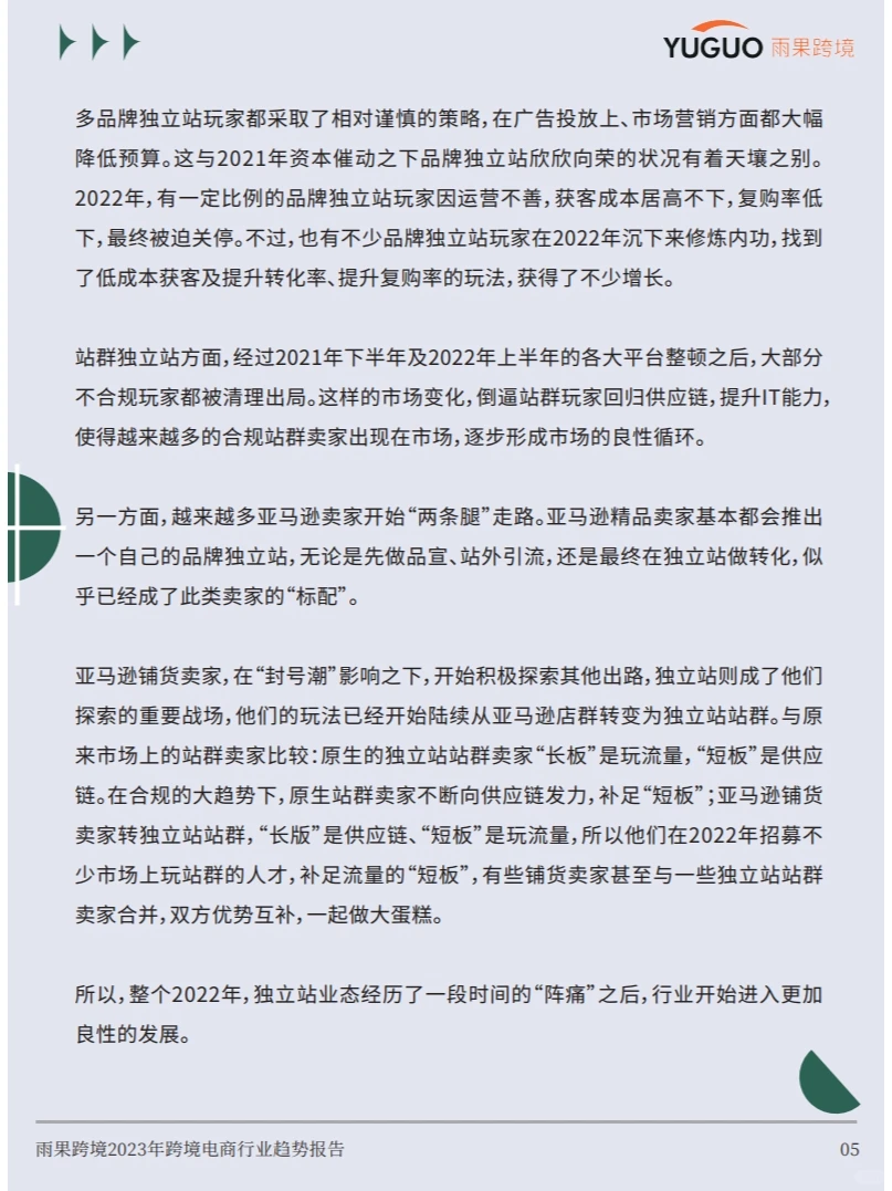 2023跨境电商行业趋势报告 行业报告研究