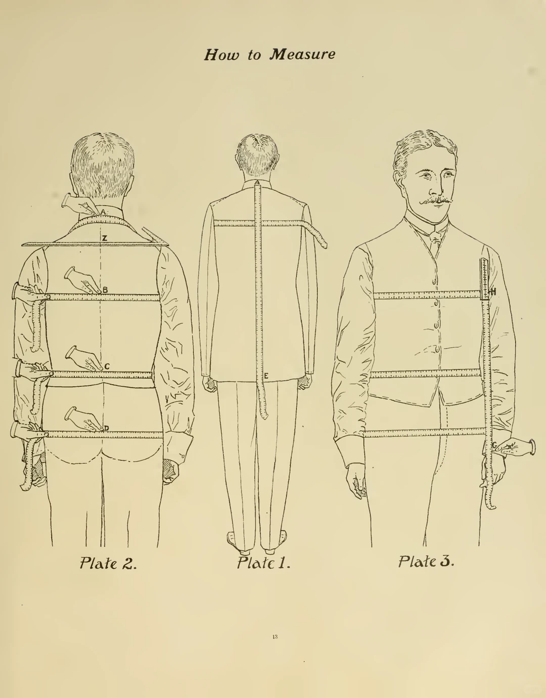 1907男士服装裁缝工艺蓝皮书高级定制系列
