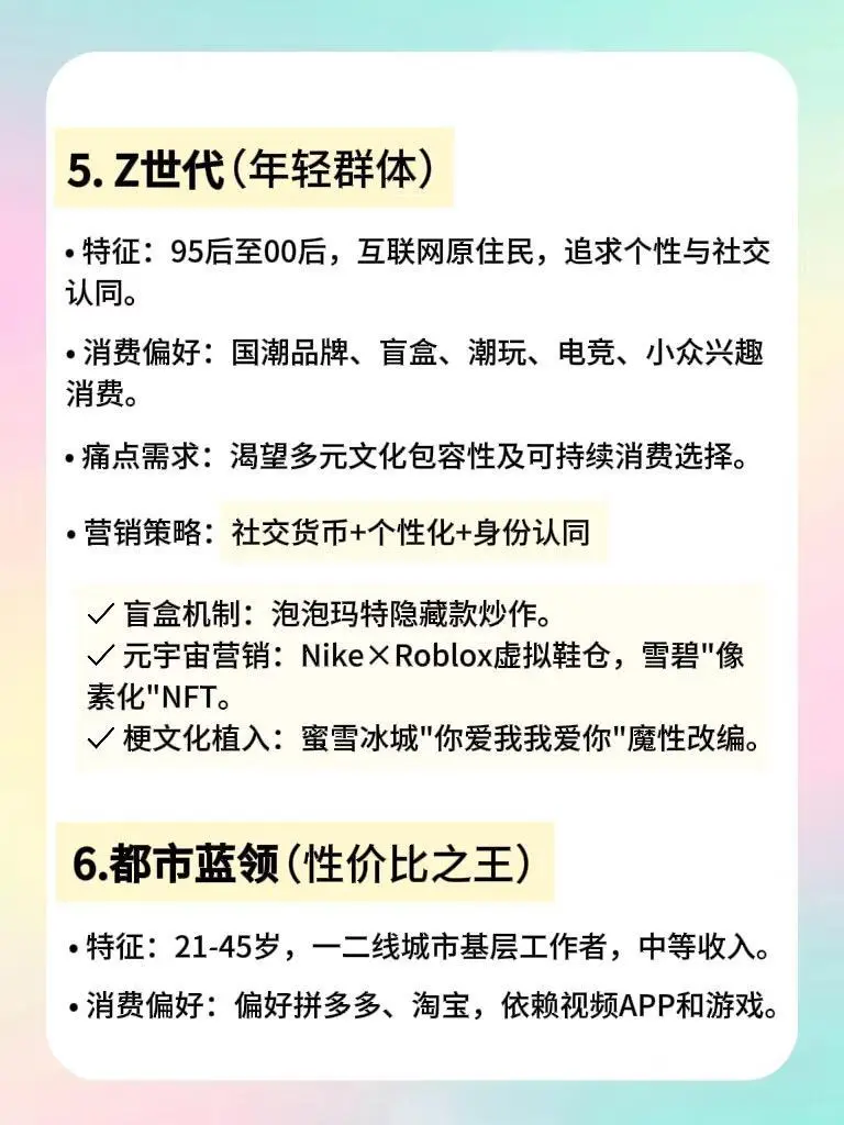抖音的八大消费人群