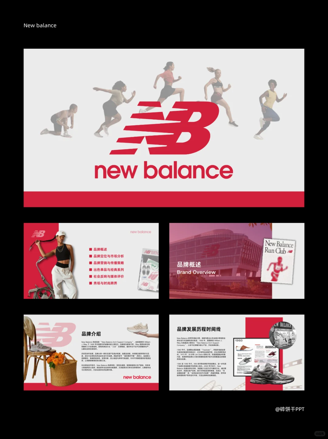 newbalance新百伦运动品牌调研模版｜28页