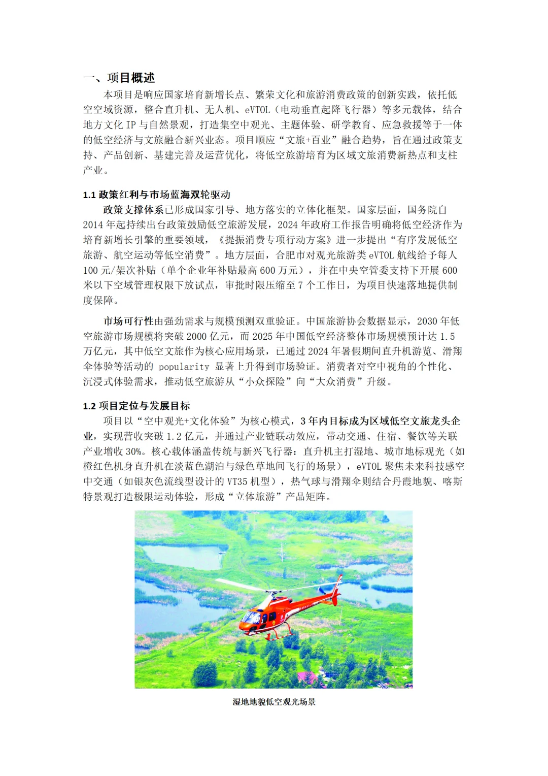 ?文旅+低空经济融资计划书！word+ppt