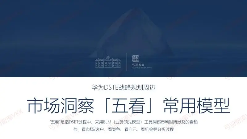 华为DSTE战略分析五看常用模型
