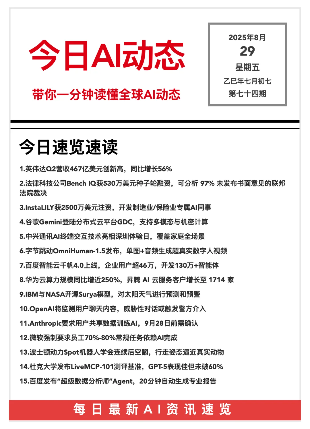 20250829 AI前沿资讯?