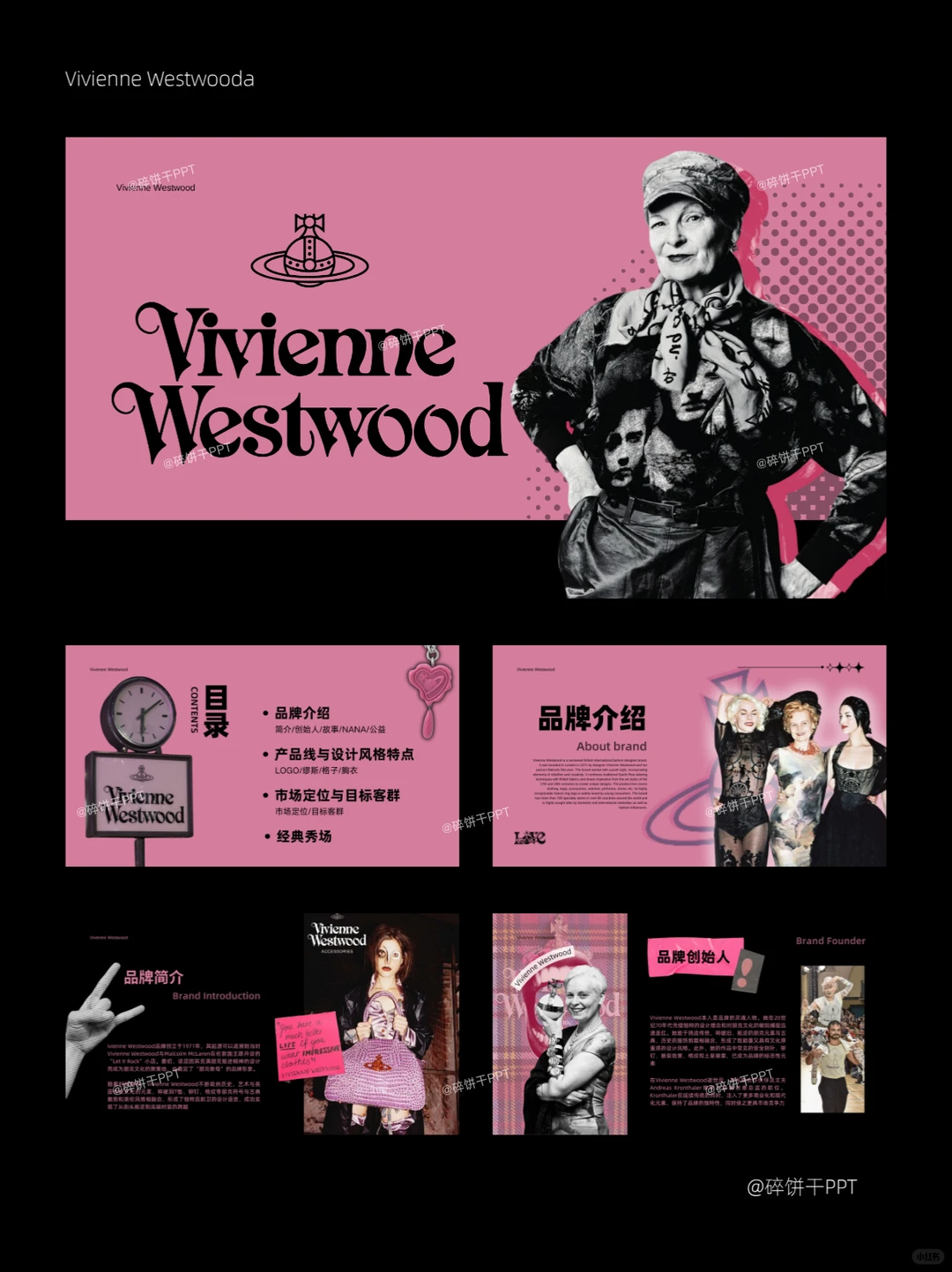 vivienne westwood西太后服装品牌调研模板
