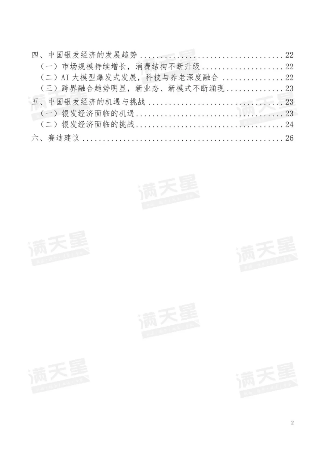 2025年中国银发经济发展研究报告