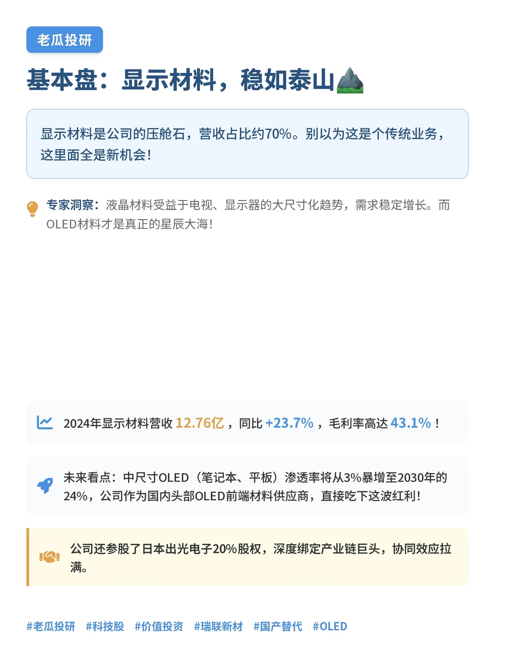 瑞联新材——有机新材料平台型企业