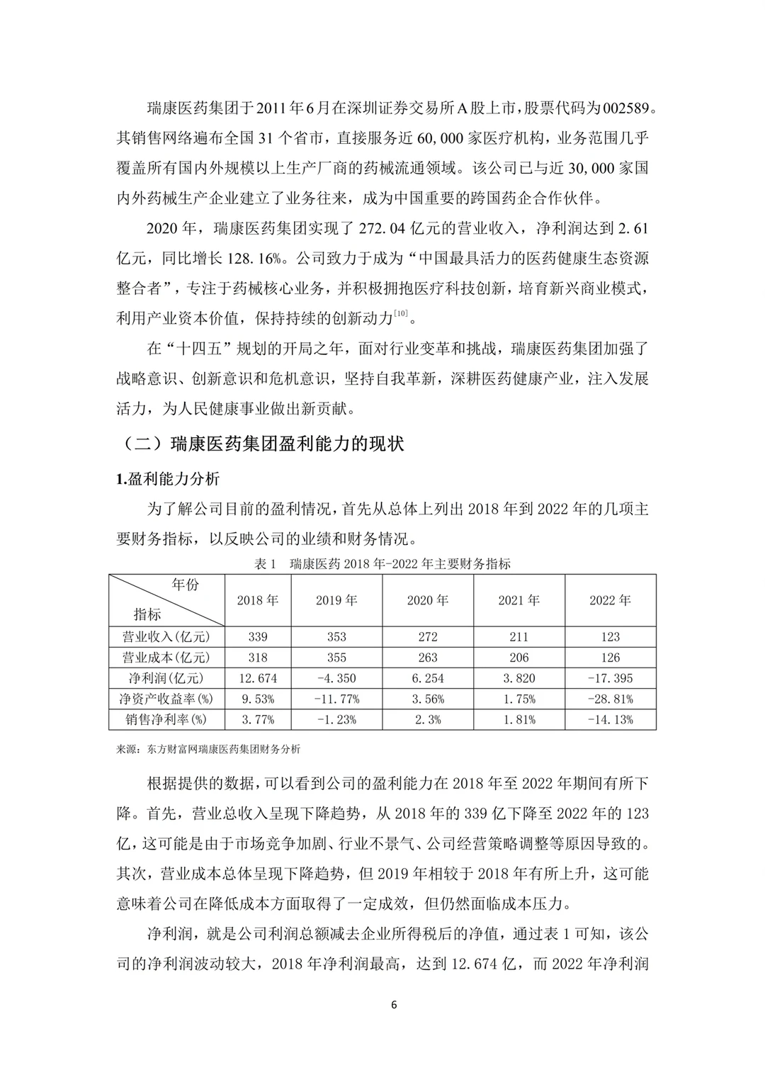 不会写盈利能力分析的都去死磕这篇啊啊啊