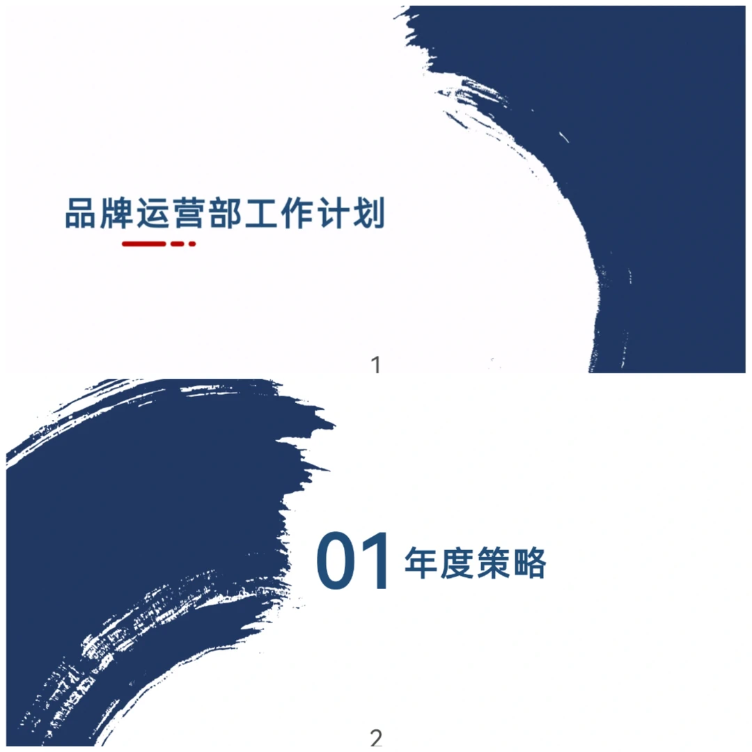 2025品牌运营部工作计划PPT