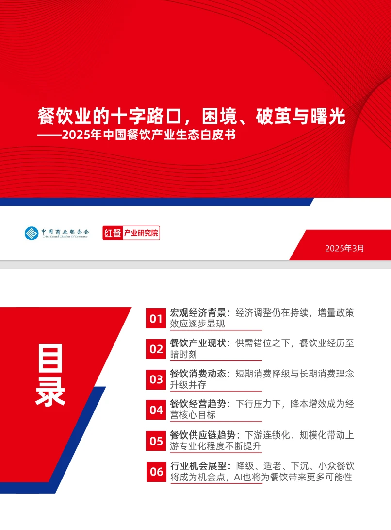餐饮行业大变局!2025年必看趋势?