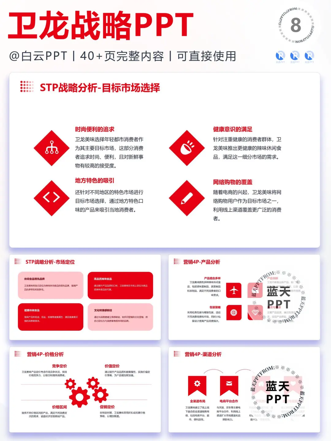 【293】卫龙食品-品牌简介市场营销策略PPT