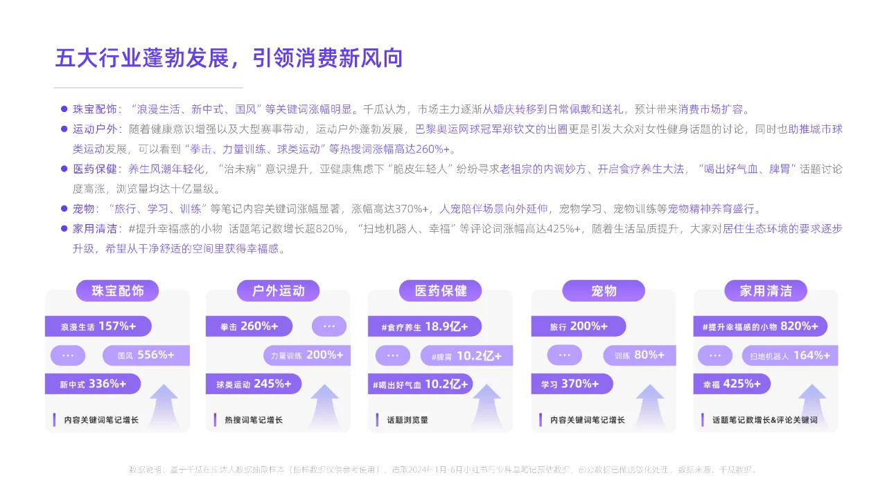 2024年高增长赛道洞察报告（小红书平台）