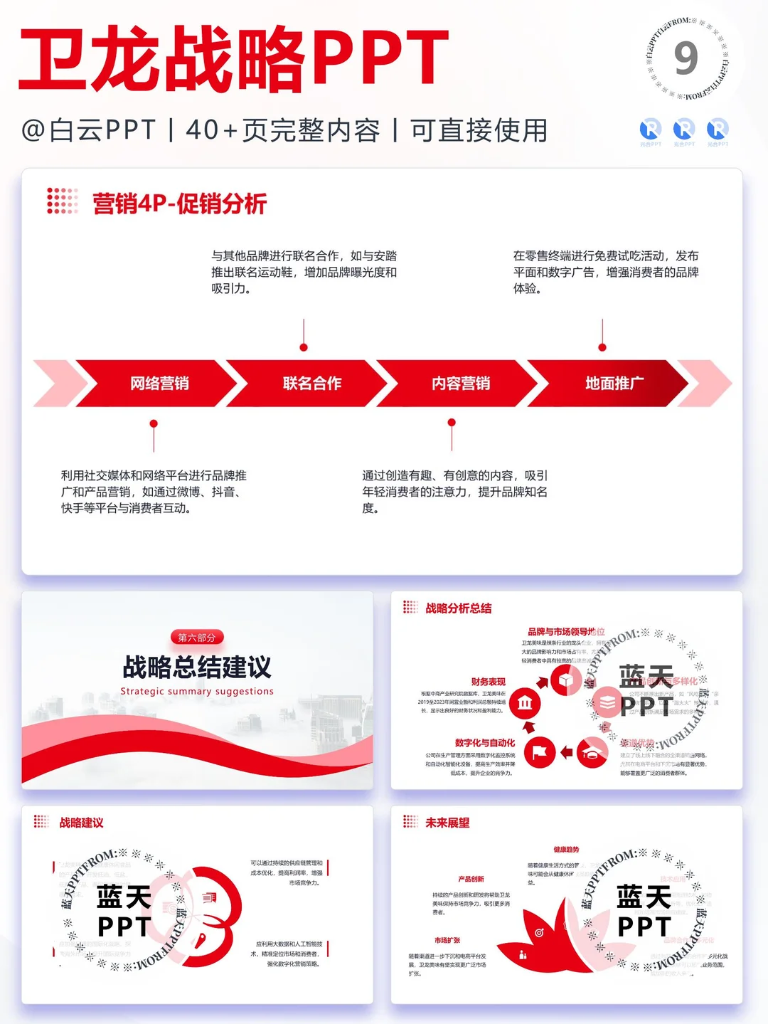 【293】卫龙食品-品牌简介市场营销策略PPT