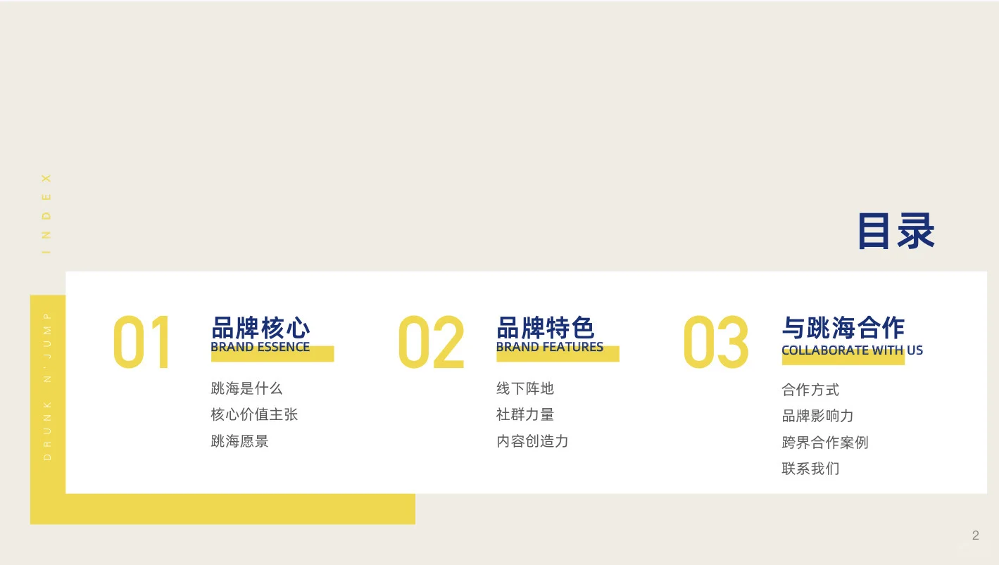 【64页】跳海酒馆2025版品牌手册，及合作案例