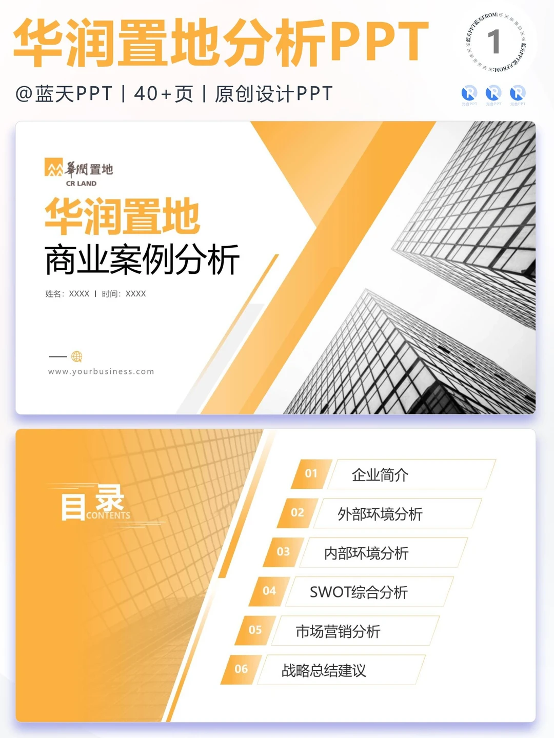 【060】华润置地战略分析营销策略 SWOT PPT